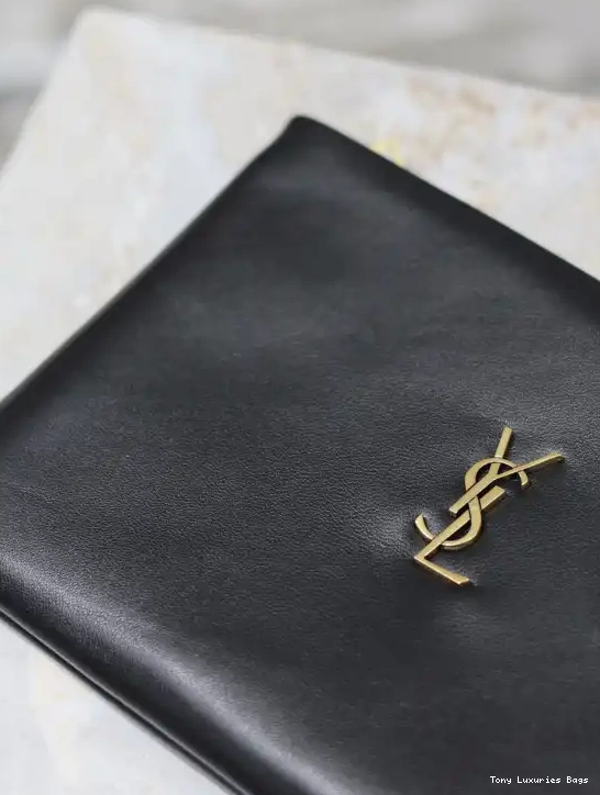 Tony Luxuries IN CALYPSO YSL SMALL LAMBSKIN POUCH 0702